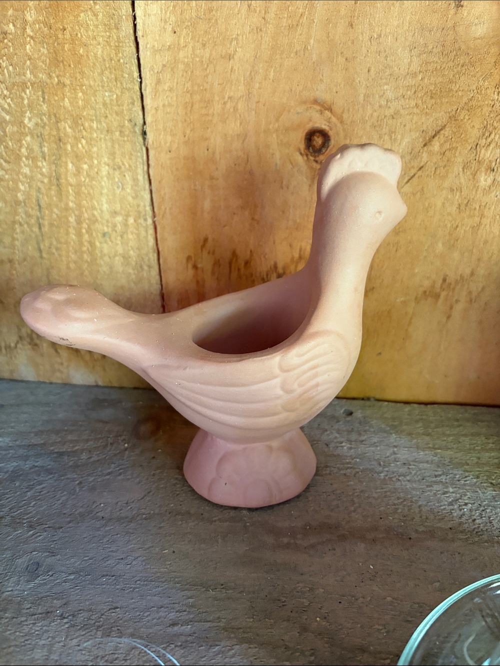 Avon Clay Ceramic Bird Planter - Picture 3 of 5